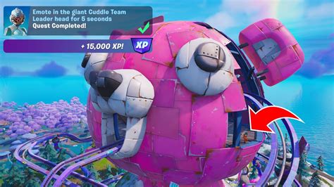 cuddle team leader gyatt|Fortnite: How to emote in the giant Cuddle Team Leader's.